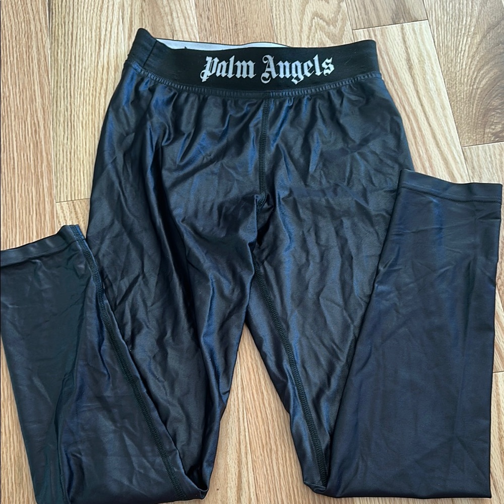 Palm Angels Black Sport Leggings